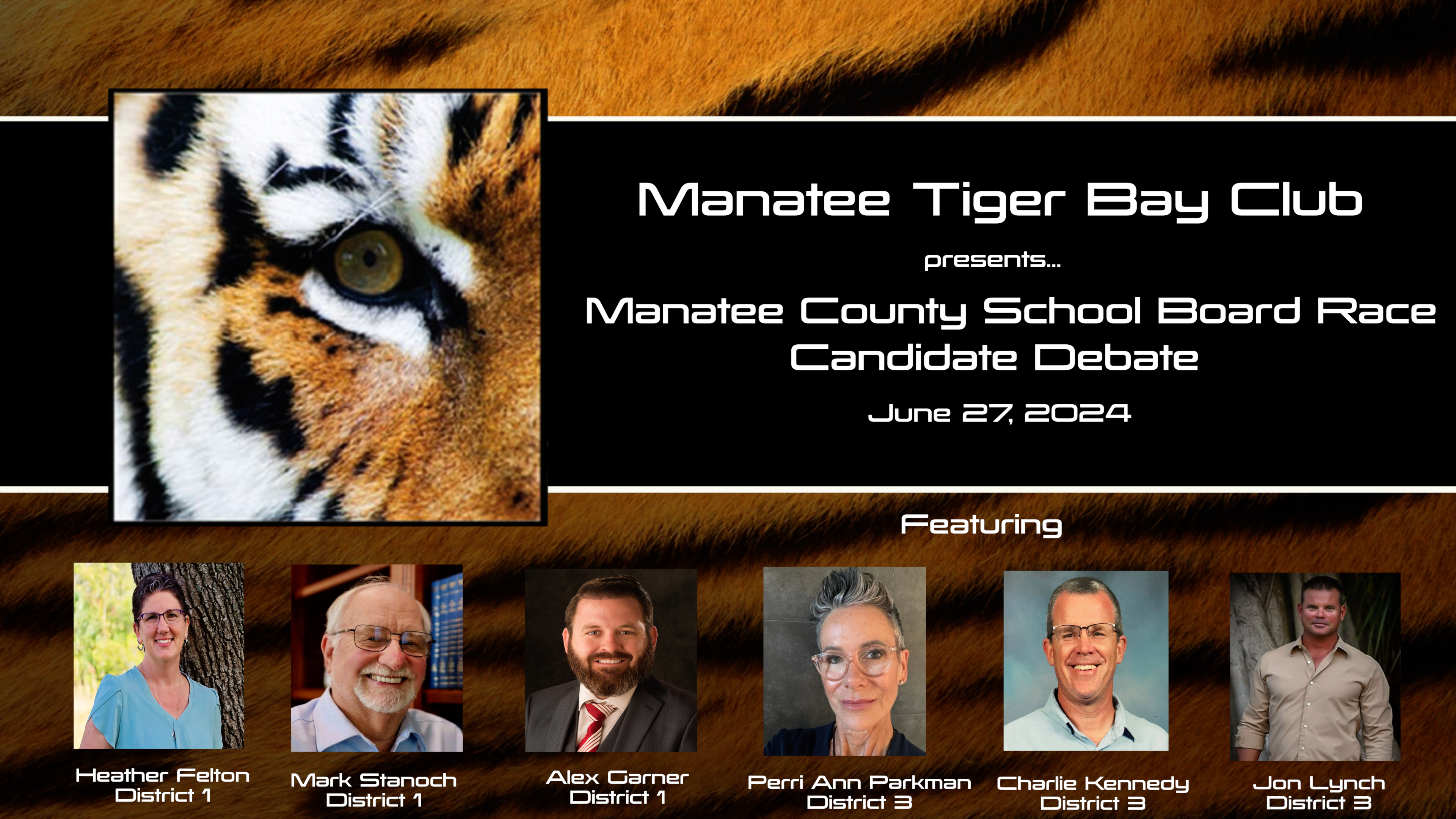 Thumbnail image for Tiger Bay Manatee County School District Candidate Debate 2024