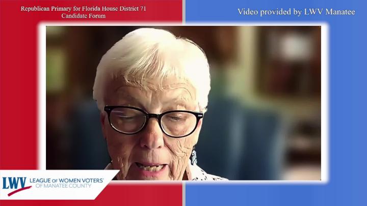 Thumbnail image for LWV 2026 Candidate Forum - Florida House District 71 - Republican Primary