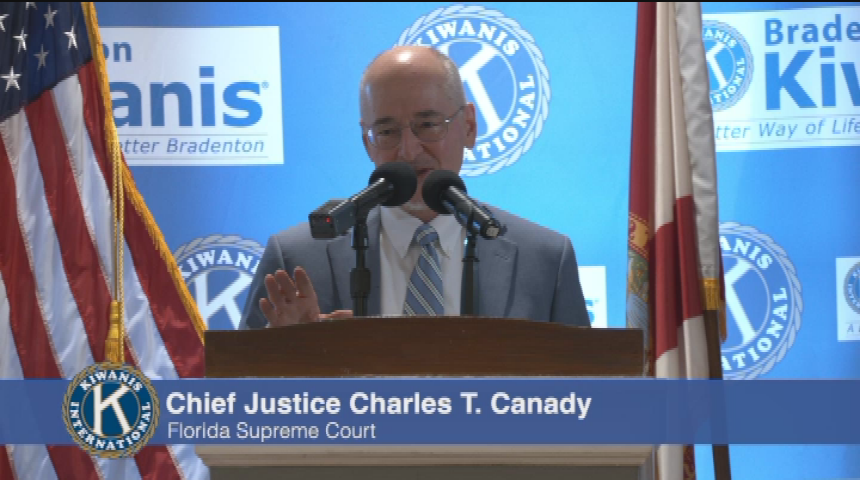 Thumbnail image for Florida Supreme Court - Chief Justice Charles T. Canady - Bradenton Kiwanis