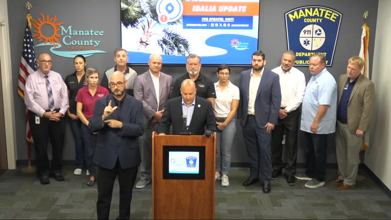 Thumbnail image for Manatee County EOC 2pm Update